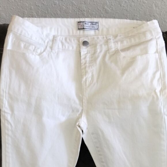 Wonderful White Wax Jeans -Lots of Stretch! - Picture 5 of 12